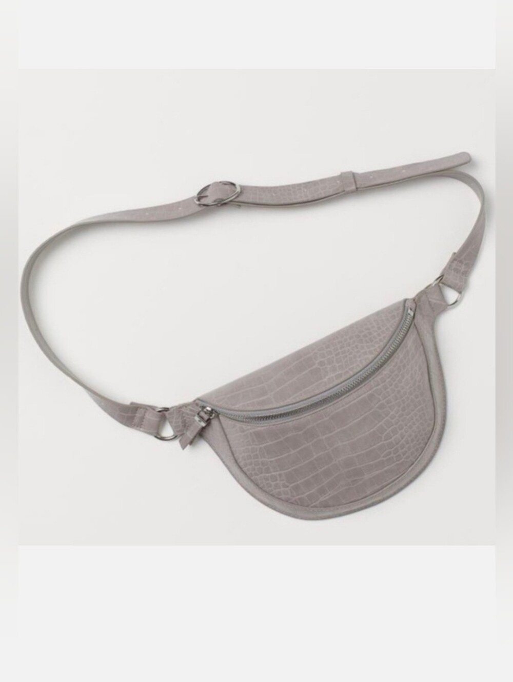 H&M belt Bag sling crossbody Fanny Pack PU Faux Croc PU Leather